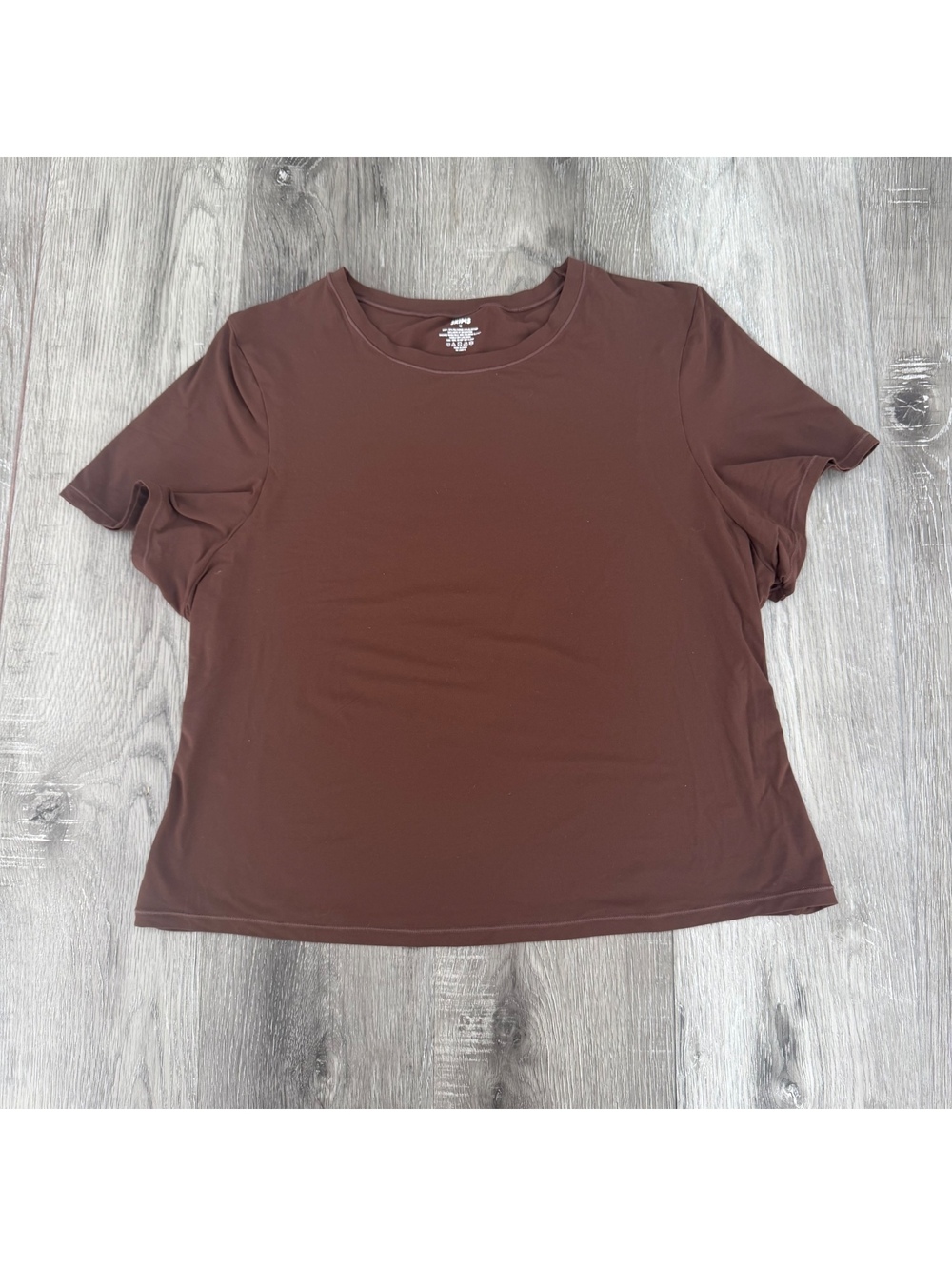 Women’s skims t-shirt cocoa color size 4X
